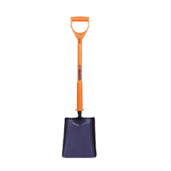 Carters ShockSafe No.2 Insulated Square Mouth Shovel with orange insulated handle | CMT Group