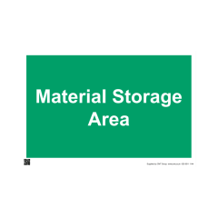 Site Sign - 3mm Correx - 420x594mm - Material Storage Area