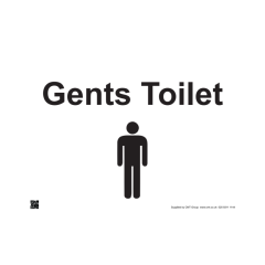 Gents Toilet 297x420mm A3 - 3mm Correx