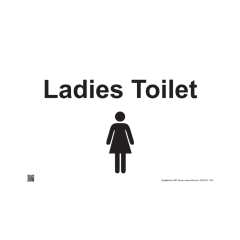 Ladies Toilet 420x594mm A2 - 3mm Correx