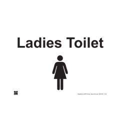 Ladies Toilet 297x420mm A3 - 3mm Correx