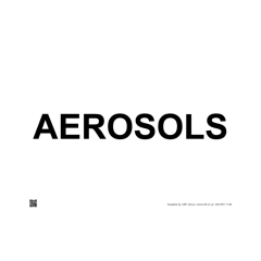 Site Sign - 3mm Correx - 297x420mm (A3) - Aerosols