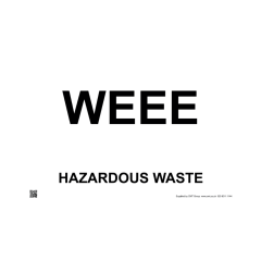 Site Sign - 3mm Correx - 420x594mm (A2) - WEEE