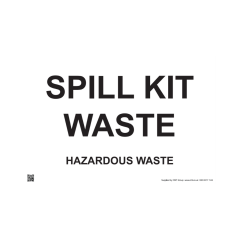 Site Sign - 3mm Correx - 420x594mm - Spill Kit Waste