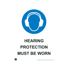 Site Sign - 3mm Correx - 297x420mm (A3) - ear protectors