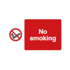 Site Sign - 6mm Correx - No Smoking - 594x841mm (A1)