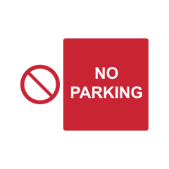 Site Sign - 6mm Correx - 594x841mm - No Parking