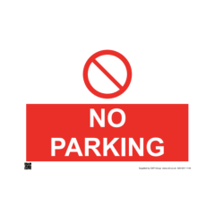 Site Sign - 3mm Correx - 420x594mm - No Parking