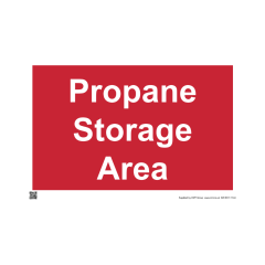 Site Sign - 6mm Correx - Propane storage area - 594x841mm (A1)