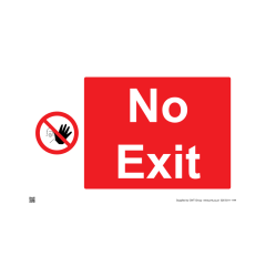 Site Sign - 6mm Correx - 594x841mm (A1) - No exit.