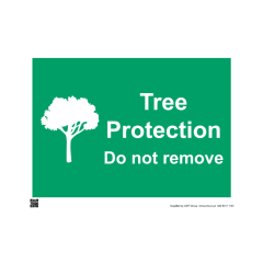 Site Sign - 3mm Correx - 297x420mm (A3) - Tree protection do not remove
