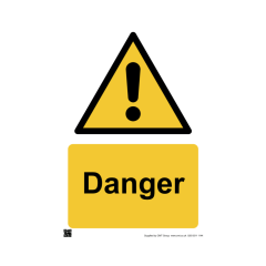 Site Sign - 3mm Correx - 420x594mm (A2) Danger