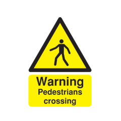 Site Safety Board A4 Rigid Plastic - 210x297mm 3mm Correx