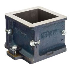 2 Part Concrete test cube mould steel 4" square (100mm)