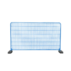 SECURASITE Round Top Mesh Fencing Panel - Powdercoated blue