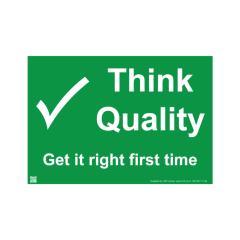Site Sign - 6mm Correx - 594x841mm (A1) - Think quality get it right first time