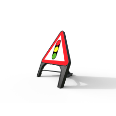 Traffic Signals Ahead | 750mm Triangle