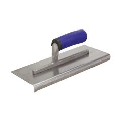 MAX 11″ x 4¾″ edging trowel with soft grip handle and carbon steel blade for crisp edges