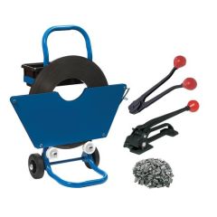 MAX Complete Heavy Duty Steel Strapping Kit 19mm x 0.5mm Black with trolley tools | CMT Group