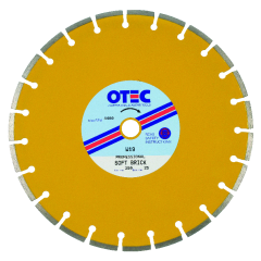 Brick Cutting Diamond Blade – Professional – Soft Brick – 8mm Segment – OTEC W19 for floor saw masonry use | CMT Group