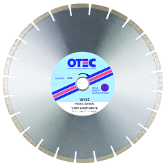 Silent Centre Brick Cutting Diamond Blade – Professional – Ultra Hard Brick – 10mm Segment – OTEC W6SC for heavy-duty floor saw masonry use | CMT Group