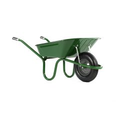 Green Haemmerlin 90ltr Heavy Duty Steel Barrow