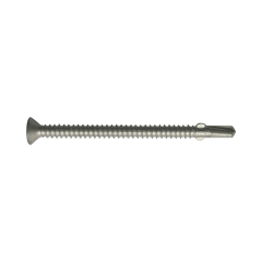 Wingdrill Tek Screw for Light Section BZP Csk Head 5.5 x 62mm - Pack of 200
