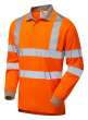 PULSAR® Rail Spec Long Sleeve Polo Shirt Orange