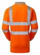 PULSAR® Rail Spec Long Sleeve Polo Shirt Orange