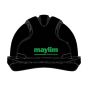 EVO 2 Black Safety Helmet Mid Peak - Printed Maylim Landscapes Logo on Front