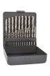 HSS Drill Bit Cases - 25 Piece HSS Cobalt Drill Bit Set 1-13mm in Metal Case