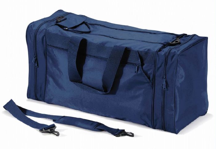 Heavy-Duty Jumbo Kit Bag – L750 x W350 x H300mm navy blue holdall front view | CMT Group