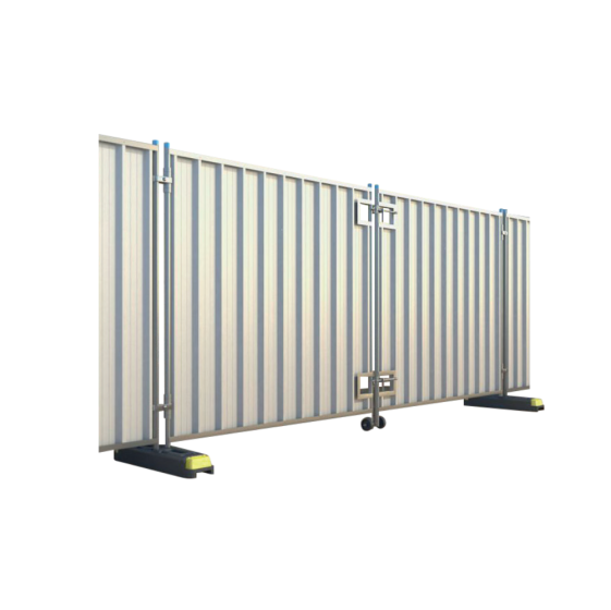 Temporary Steel Hoarding Vehicle Gate 2m x 2m