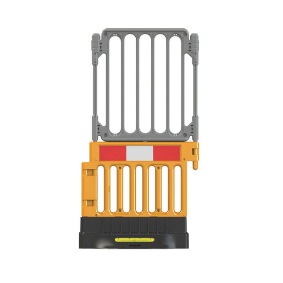 O193 StrongWall® MKIII Base Only - Black c/w Hi Vis Yellow Insert