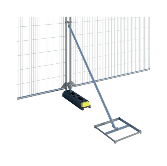 Hoarding Block Tray Rear c/w Nuts & Bolts