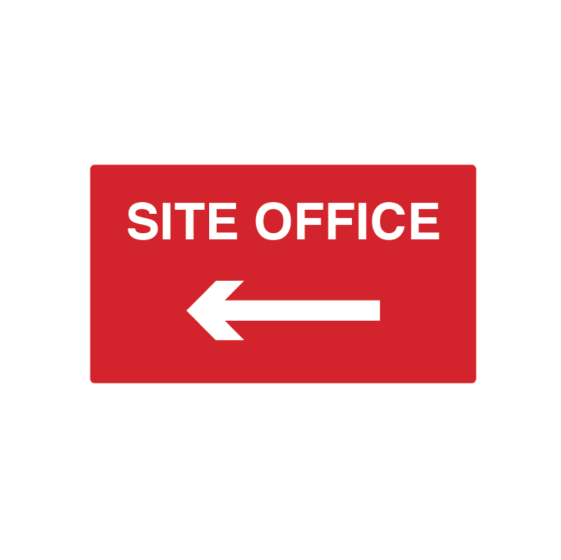 Site Sign - 6mm Correx - 594x841mm - Site office