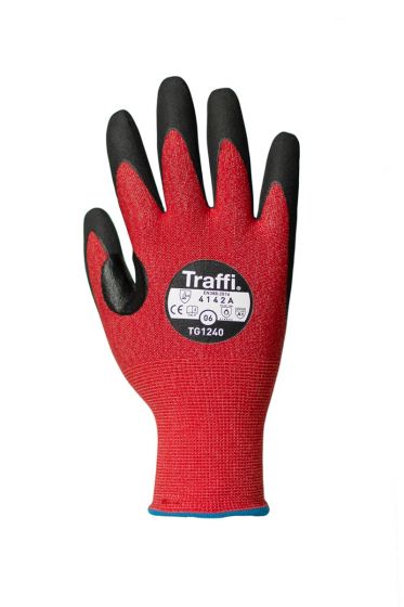 Traffi Glove In Red | Front Image | CMT 