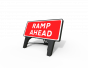 Ramp Ahead Q-Sign | 1050x750mm Rectangle