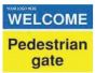 Welcome Gate Sign