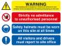 Site Safety Board - 4 Point - PVC