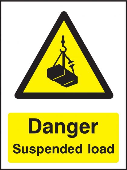 Danger Overhead Load - 210mmx297mm