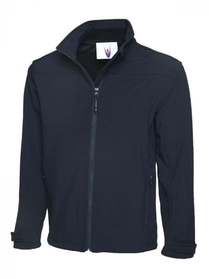 Premium Full Zip Softshell Jacket - Navy