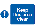 Keep This Area Clear 