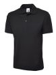 Classic Heavyweight Work Polo Shirt – Black – 220gsm & Reactive Dyed front product image | CMT Group