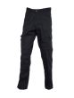 Heavy-Duty Action Work Trousers 245gsm – Black – Knee Pad Pockets front view image | CMT Group