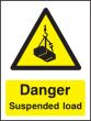 Danger - Overhead Load Sign - PVC