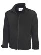 Premium Full Zip Softshell Jacket - Black